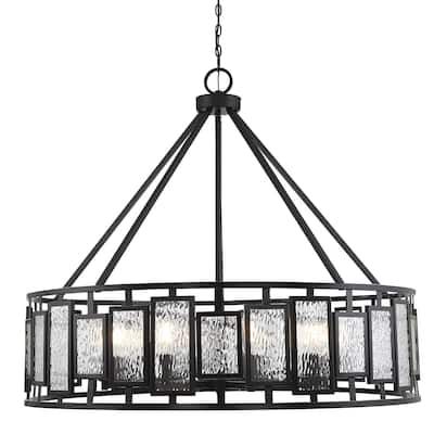Savoy House 1-1943-10 Deandre 10 Light 45" Wide Drum Chandelier