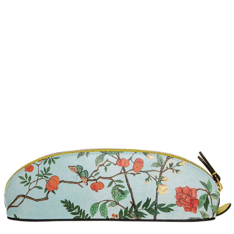 Gucci Tian Print Leather Pencil Case
