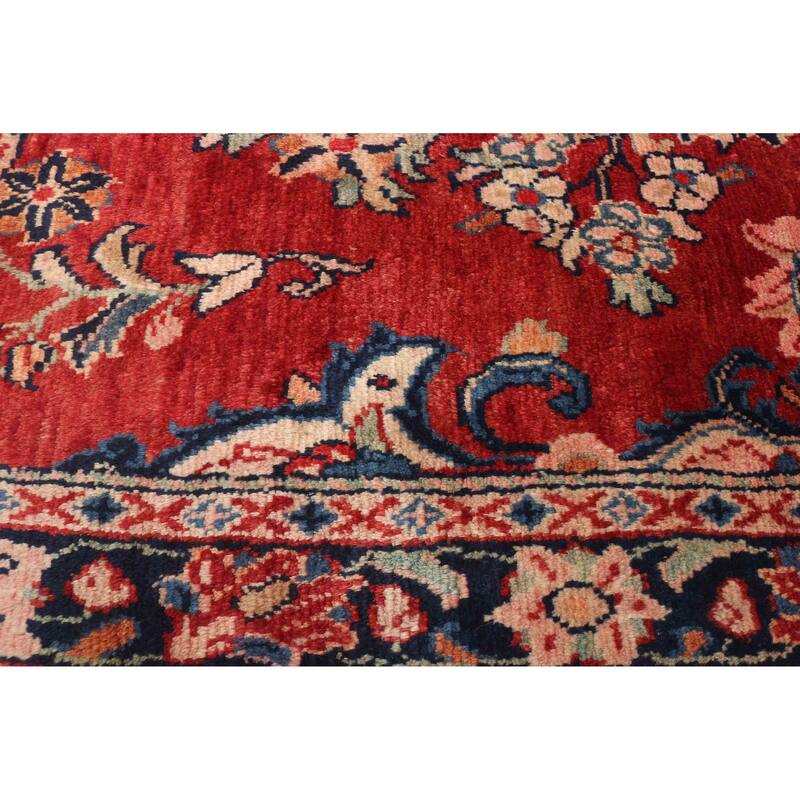 ECARPETGALLERY Hand-knotted Anadol Red Wool Rug - 3'1 x 11'1