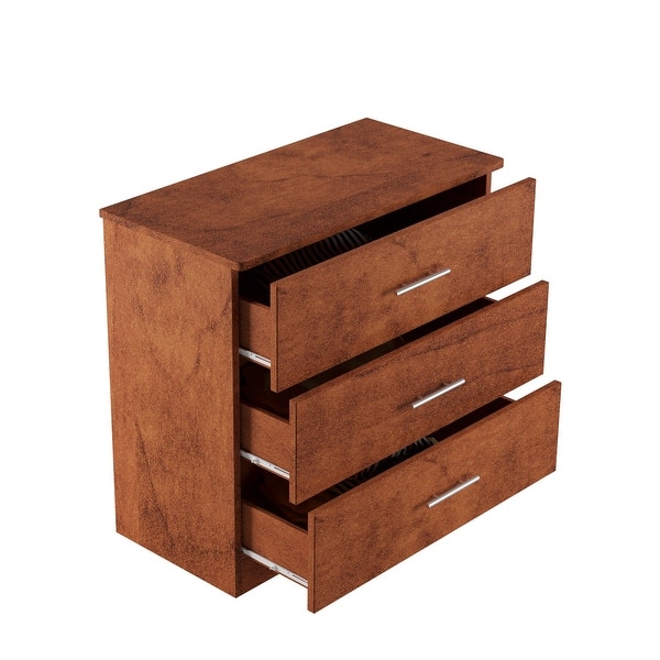 Milford Solid Wood Chestnut 3 Drawer Chest On Sale Overstock 31323799