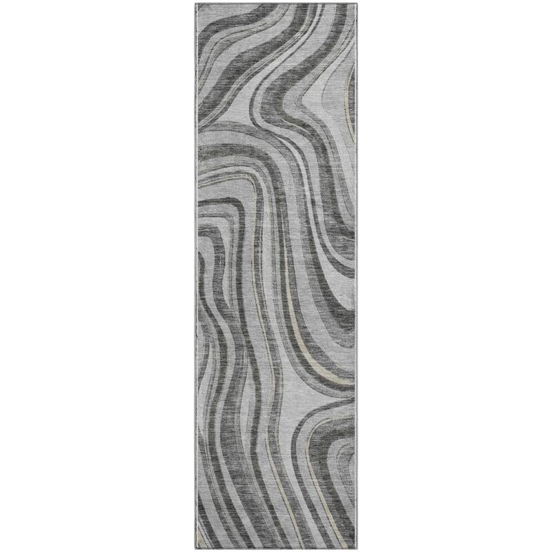 Premium Washable Super Soft Modern Waves Mayfield Rug