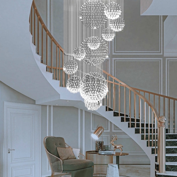 Spiral light chandelier sales