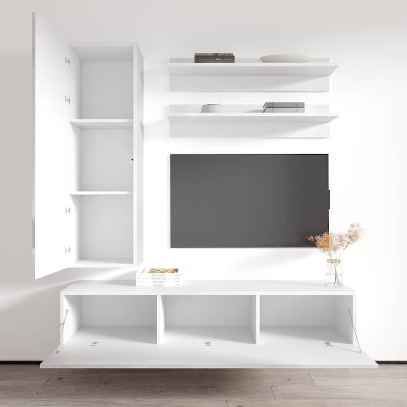 Fly H1 30TV Wall Mounted Floating Modern Entertainment Center