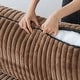 preview thumbnail 8 of 13, Cloud Corner Sofa Soft Plush Upholstered Modular Sectional Sofa Down Filled Living Room Couch