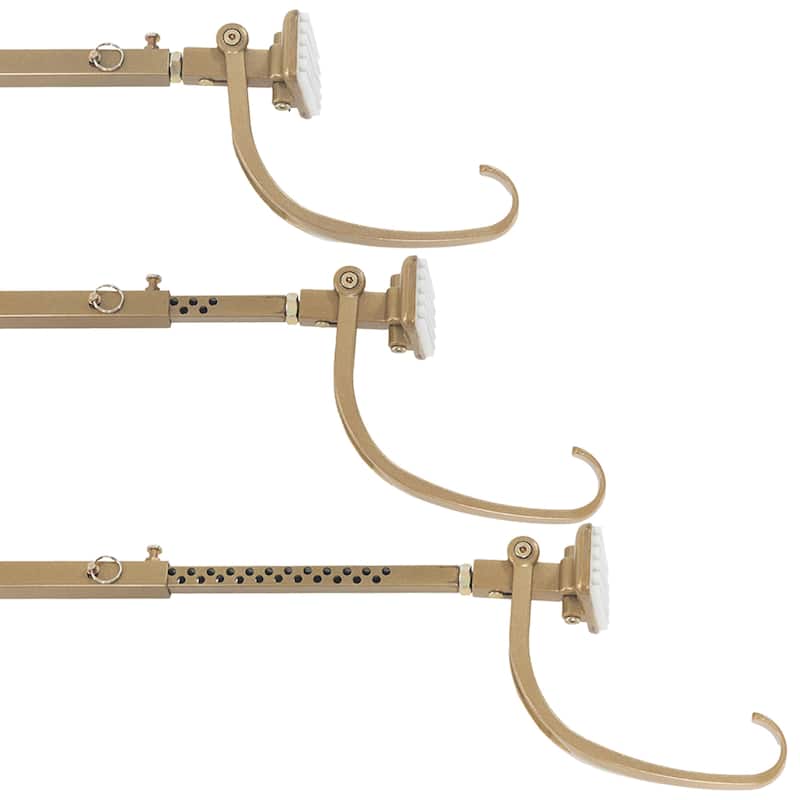 Garland Hanger - Double Door (52-82 Inch Doors) (Brown)