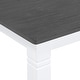 preview thumbnail 12 of 18, 6 Piece Dining Table Set, Wood Rectangular Dining Table with Upholstered Bench and 4 Dining Chairs, Kitchen Table Set