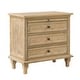 preview thumbnail 41 of 52, Muriel Farmhouse 3 Drawers End Table with Built-In Outlets by HULALA HOME