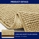 preview thumbnail 12 of 83, Subrtex Chenille Soft Rugs Super Water Absorbing Shower Mats