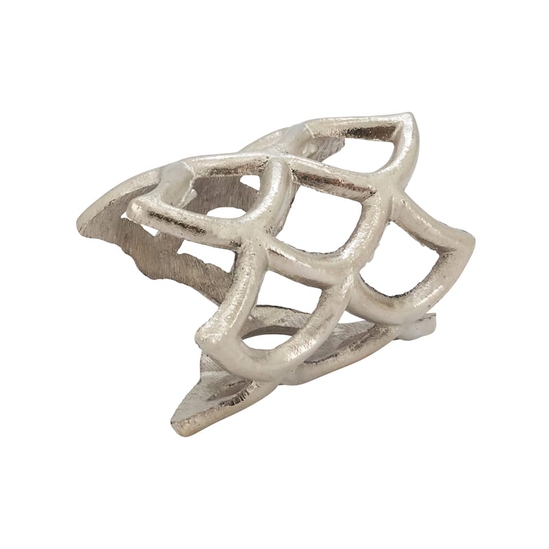 Scallop Napkin Ring (Set of 4) - Silver - Set of 4