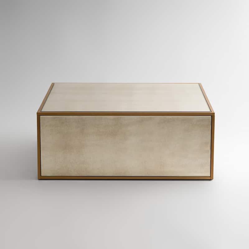 Vintage Mirror Square Coffee Table