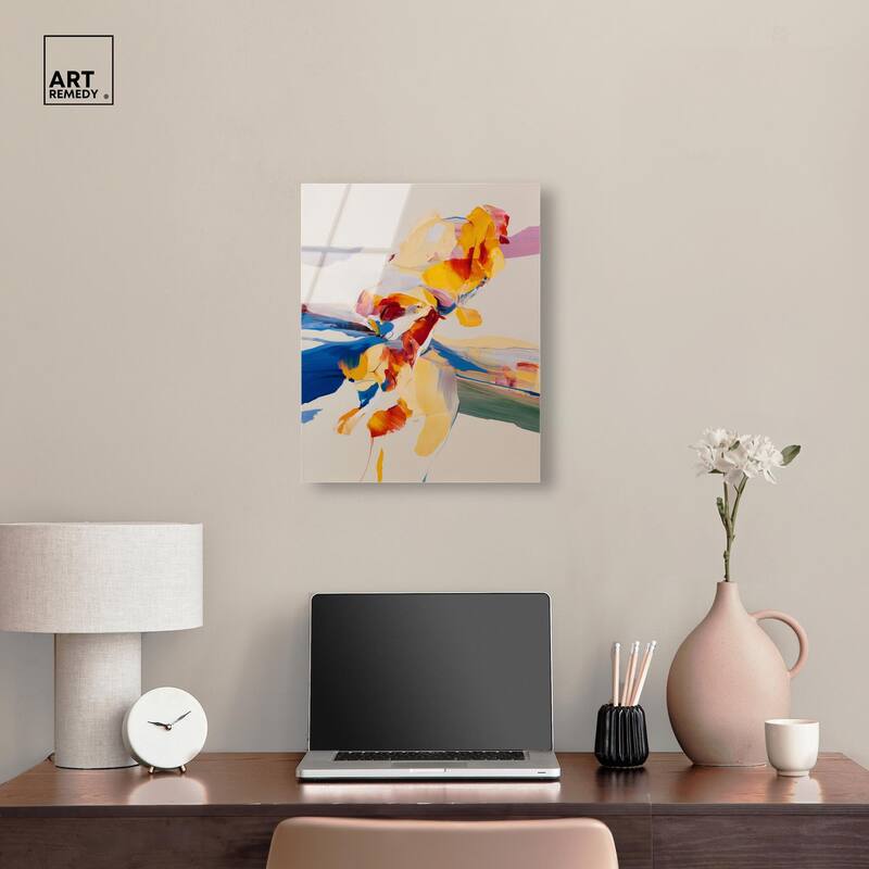 Flippant Bloom III Acrylic by Art Remedy, Ready to Hang