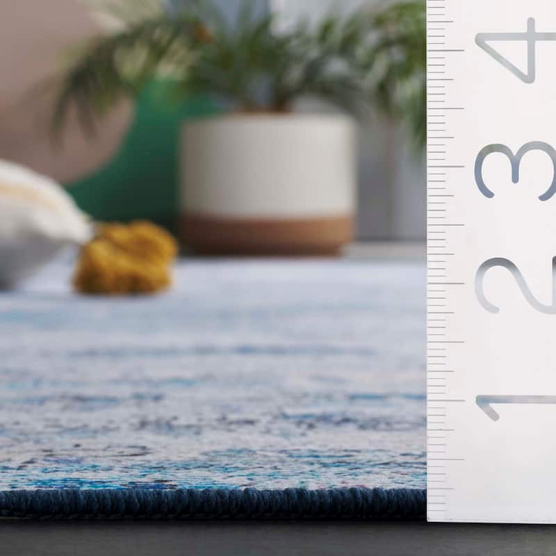 SAFAVIEH Tacoma Musema Machine Washable Slip Resistant Modern Rug