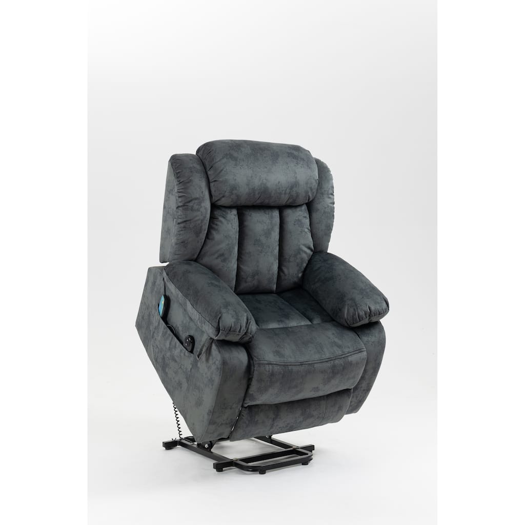 Anti‑Skid Power Lift Recliner Chair with Massage & Lumbar Heat
