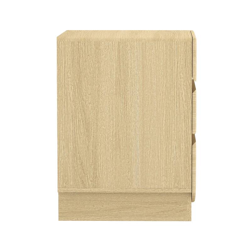 Ardea 20" Nightstand in Natural Oak (3-Drawer)