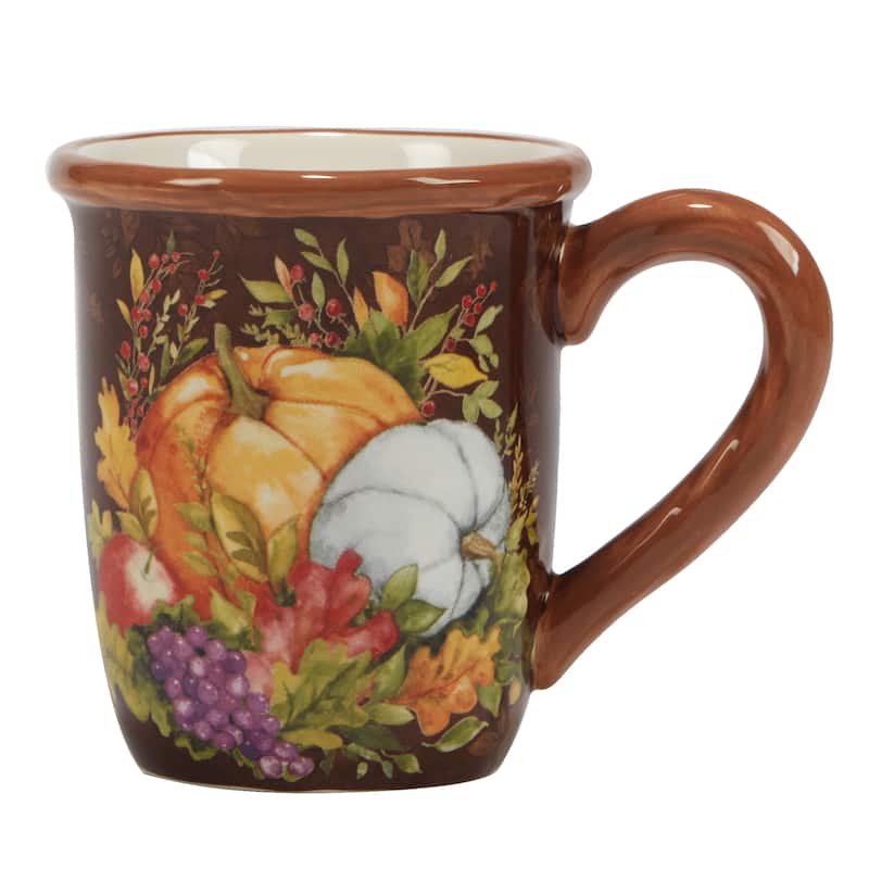 Certified International Harvest Blessings 16 oz. Mug, Set of 4