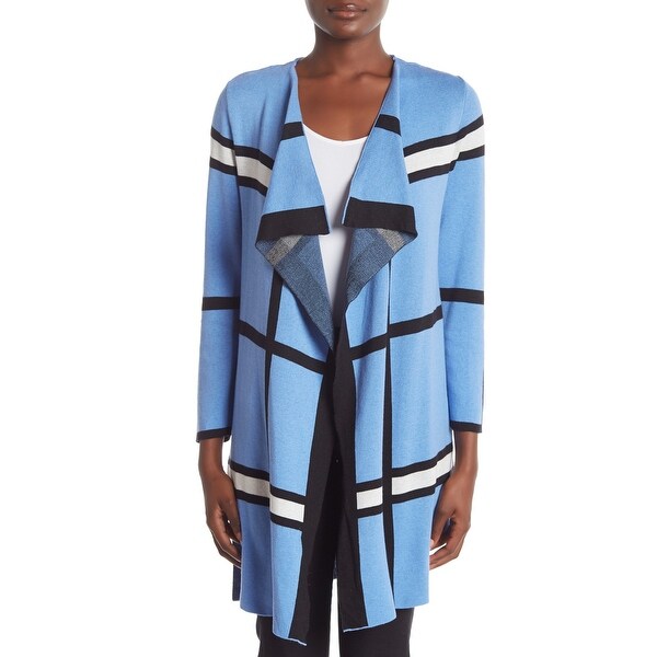 longline blue cardigan