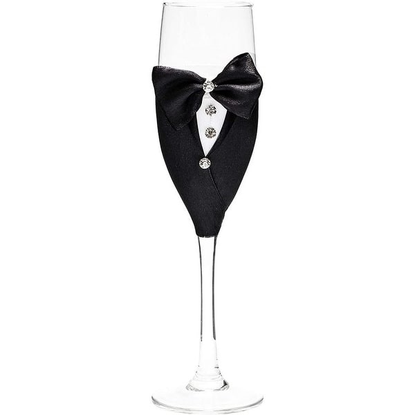 Bride and Groom Champagne Flutes, Wedding Dress Tuxedo Toasting Glasses Gift Set - 8.75" - Bed Bath & Beyond - 31681604 Bride and Groom Champagne Flutes, Wedding Dress Tuxedo Toasting Glasses Gift Set - 8.75" - Bed Bath & Beyond - 31681604