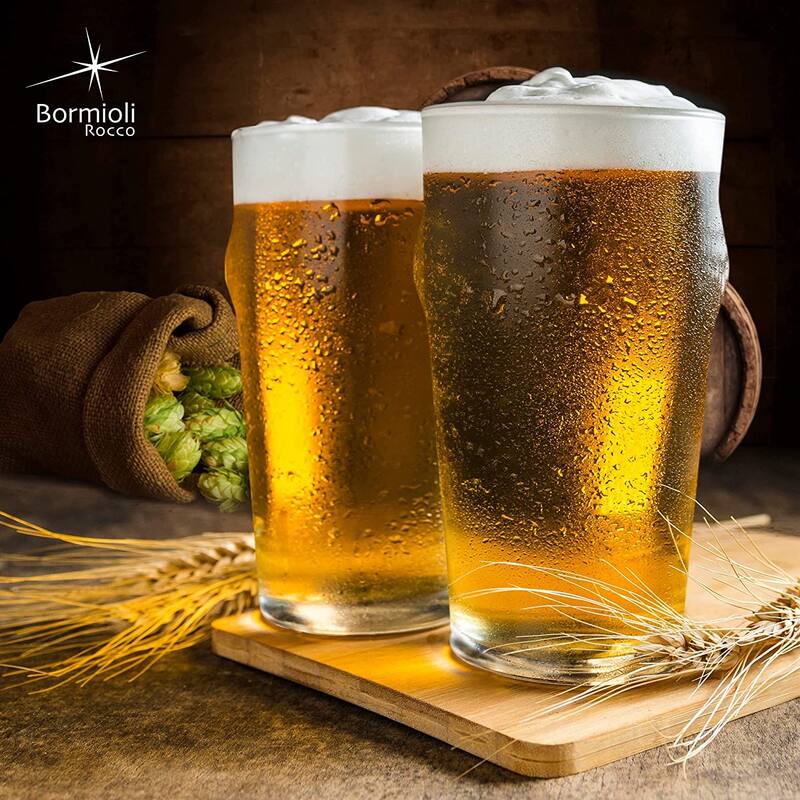 Bormioli Rocco Nonix Set Of 4 Beer Glasses - 19.75 Oz