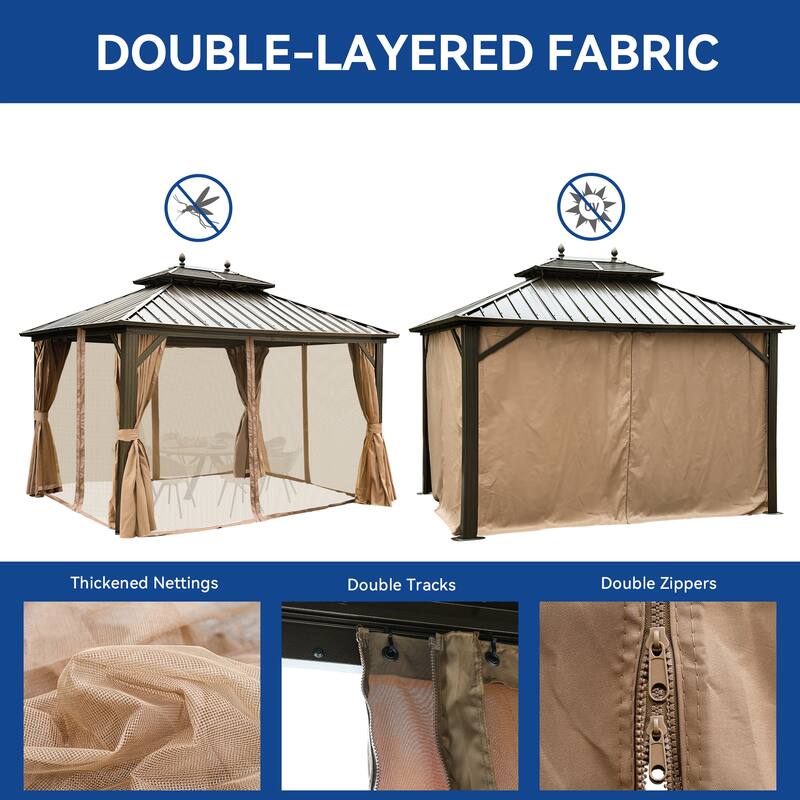 Outdoor Metal Canopy Gazebo