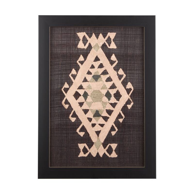 Brown Tapestry VI Framed Art Print
