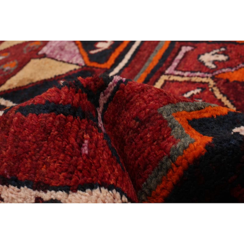 ECARPETGALLERY Hand-knotted Melis Vintage Red Wool Rug - 4'10 x 14'1