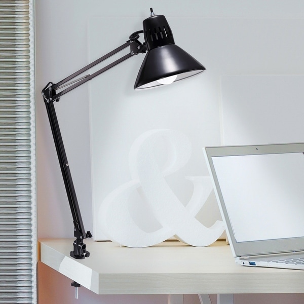 Metal Swing Arm LED Desk Lamp with Clamp Adjustable 7W 595