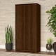 preview thumbnail 21 of 81, Cabot Tall Storage Cabinet with Doors by Bush Furniture Modern Walnut