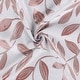 preview thumbnail 3 of 5, Superior Leaves Machine Washable Room Darkening Grommet With Ties Blackout Curtains, Set of 2