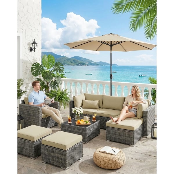 9 ft patio umbrella with crank 9FT Patio Umbrella Outdoor Table Umbrella with Crank & Push Button Tilt, Market  Umbrella Sun Shade for Garden, Backyard - Bed Bath & Beyond