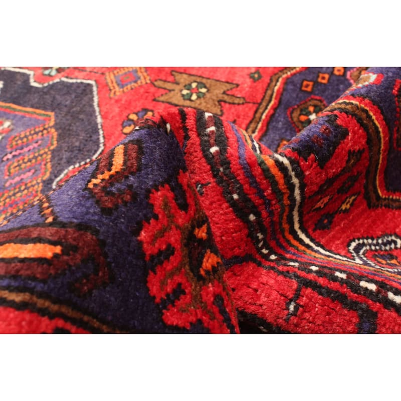 ECARPETGALLERY Hand-knotted Konya Anatolian Blue Wool Rug - 3'8 x 7'0