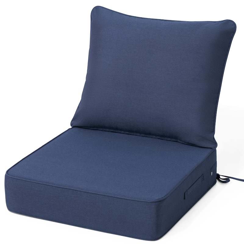 Crestlive Products Outdoor Premium Deep Seat Cushion Set
