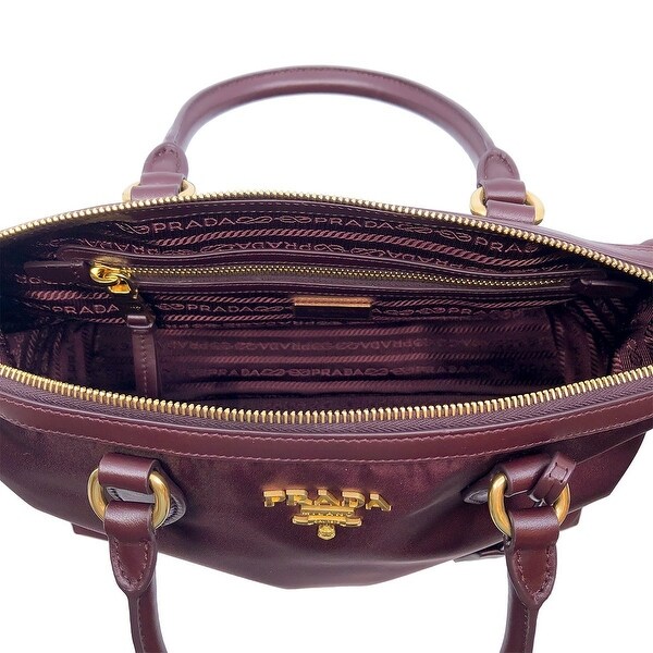 prada bag burgundy