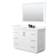 Option White, Black Trim, Giotto Quartz Top