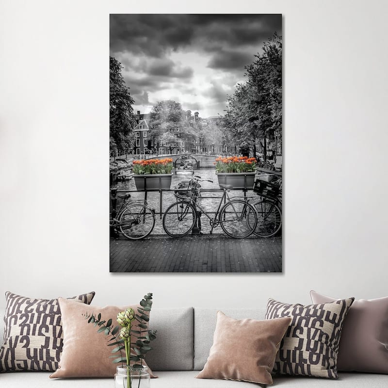 iCanvas "Herengracht Amsterdam" by Melanie Viola Canvas Print