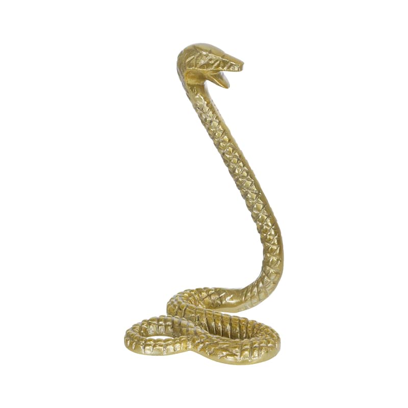 Sagebrook Home Modern Glam Fake Snake Sculpture/Figurine