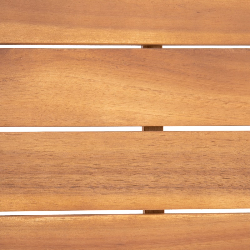 Aston Acacia Wood Outdoor Loveseat Set by Christopher Knight Home