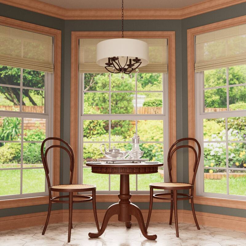 WM45: 3-7/10-in H x 3-3/4-in P x 5-1/4-in F x 96-in L Americraft Solid Hardwood Stain Grade Crown Moulding