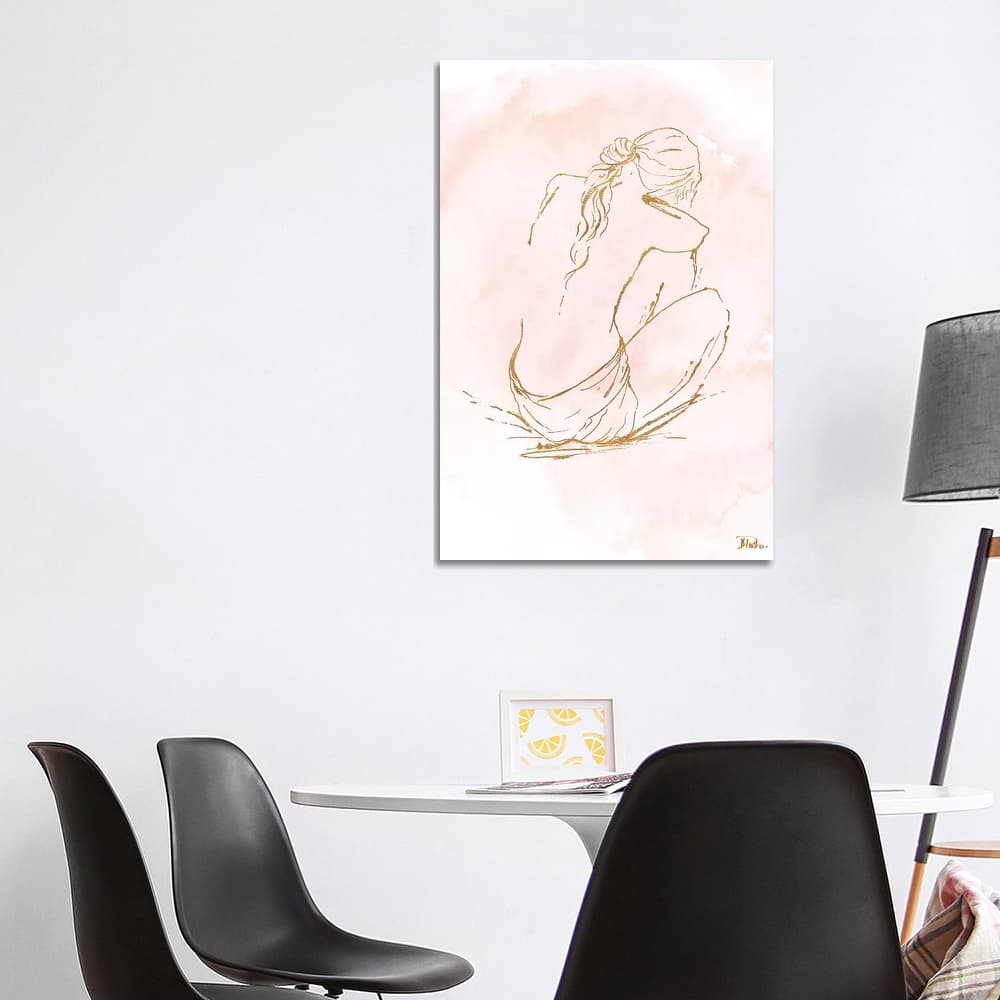 iCanvas "Nude On Pink I" by Patricia Pinto Canvas Print
