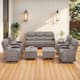 Option Brown Wicker / Grey Cusion