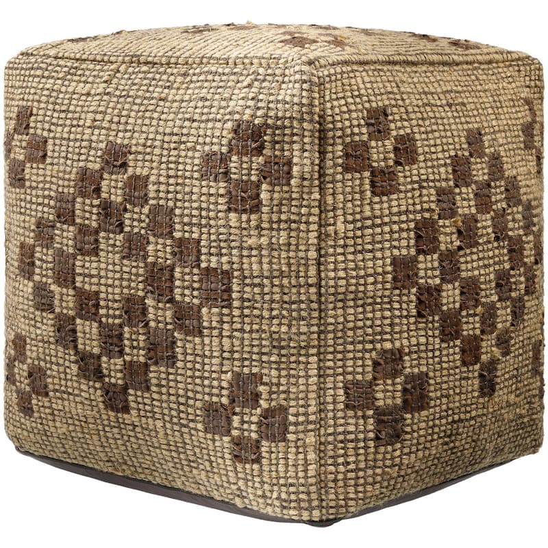 Artistic Weavers Casterton Natural Fiber Pouf Ottoman
