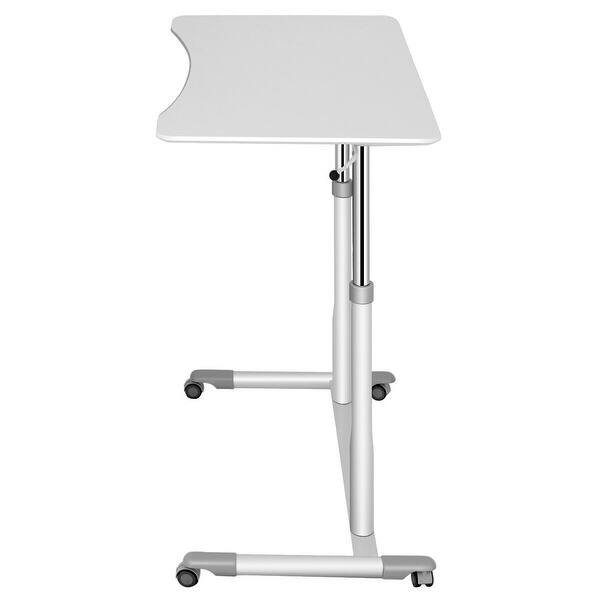 Shop Costway Height Adjustable Computer Desk Sit Stand Rolling