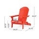 preview thumbnail 27 of 71, Hanlee Outdoor Rustic Acacia Wood Folding Adirondack Chair (Set of 2) by Christopher Knight Home