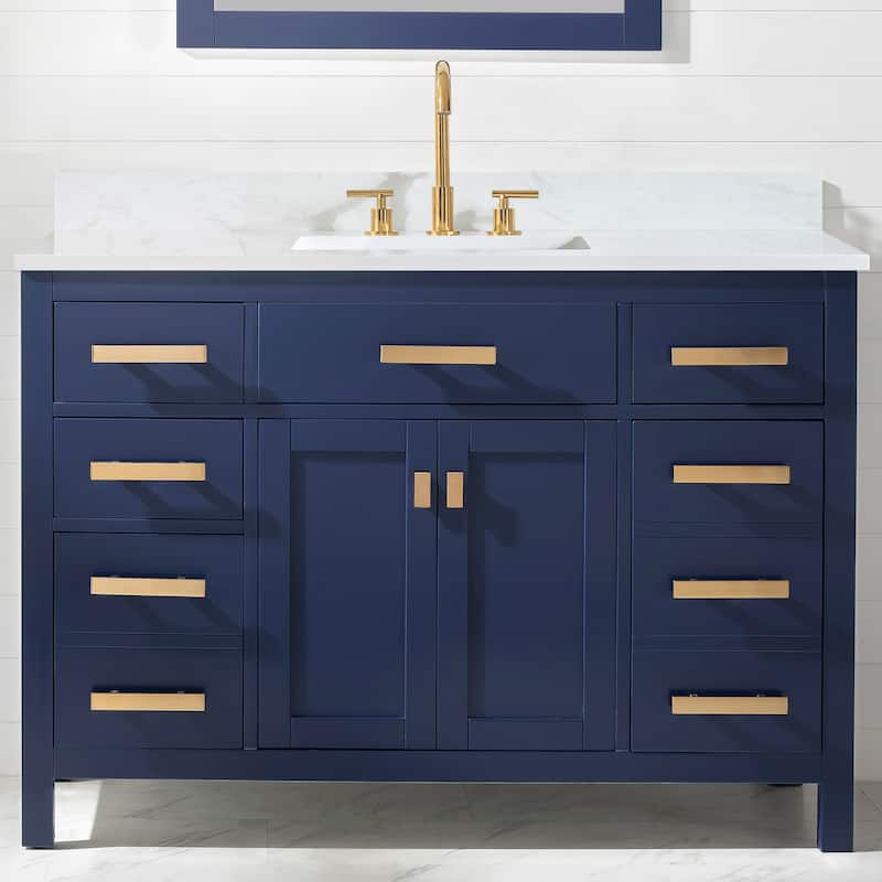 Valentino 48" Single Vanity in Blue