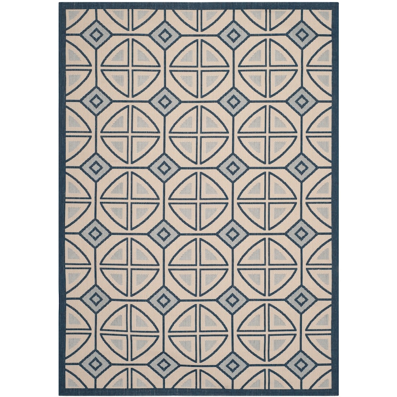 SAFAVIEH Courtyard Saundra Indoor/ Outdoor Waterproof Patio Backyard Rug