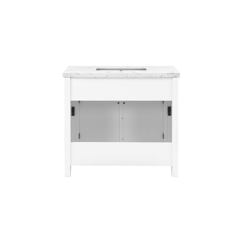 37'' Roseville Bathroom Vanity with Engineered Stone Top