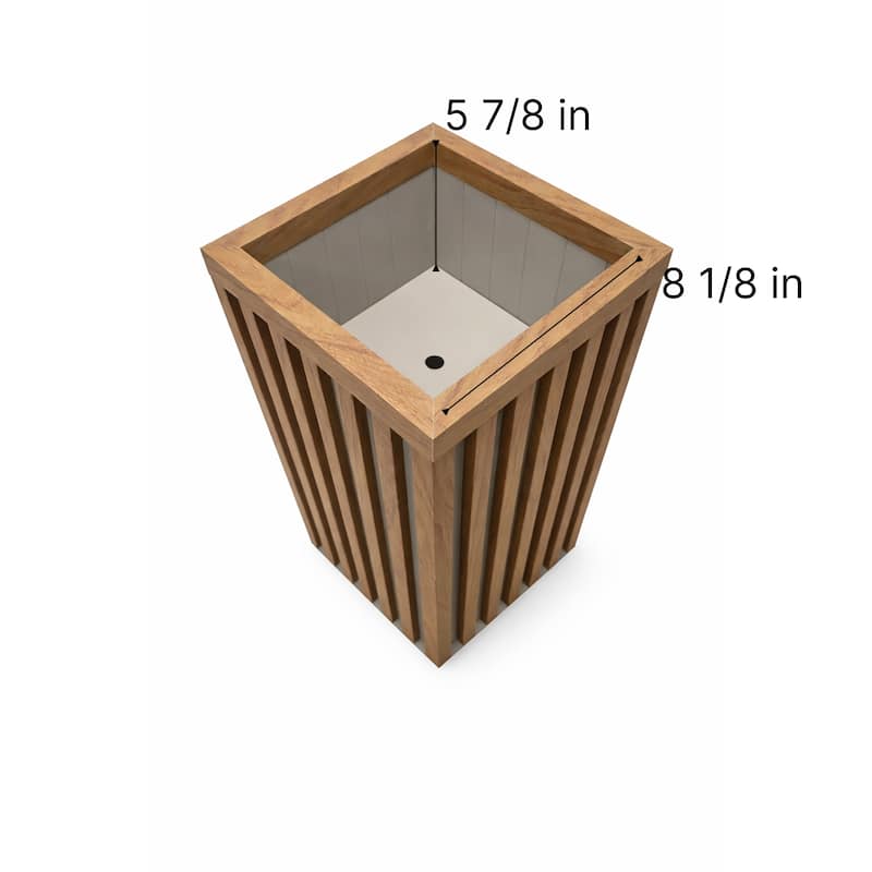 Square Grove Column Planter