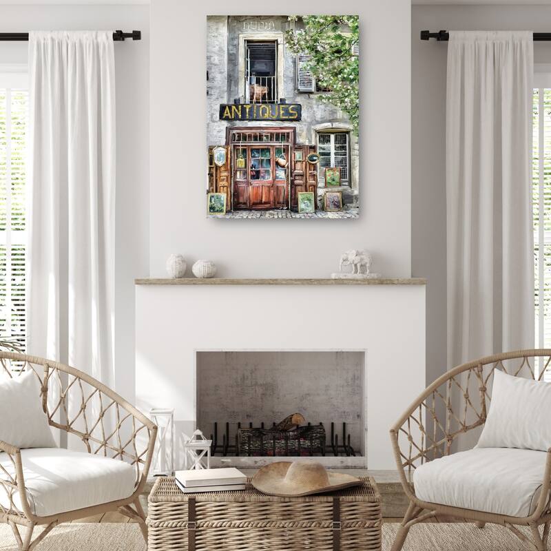 Antiques By Studio Arts Canvas Art Print