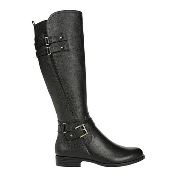 naturalizer black leather boots