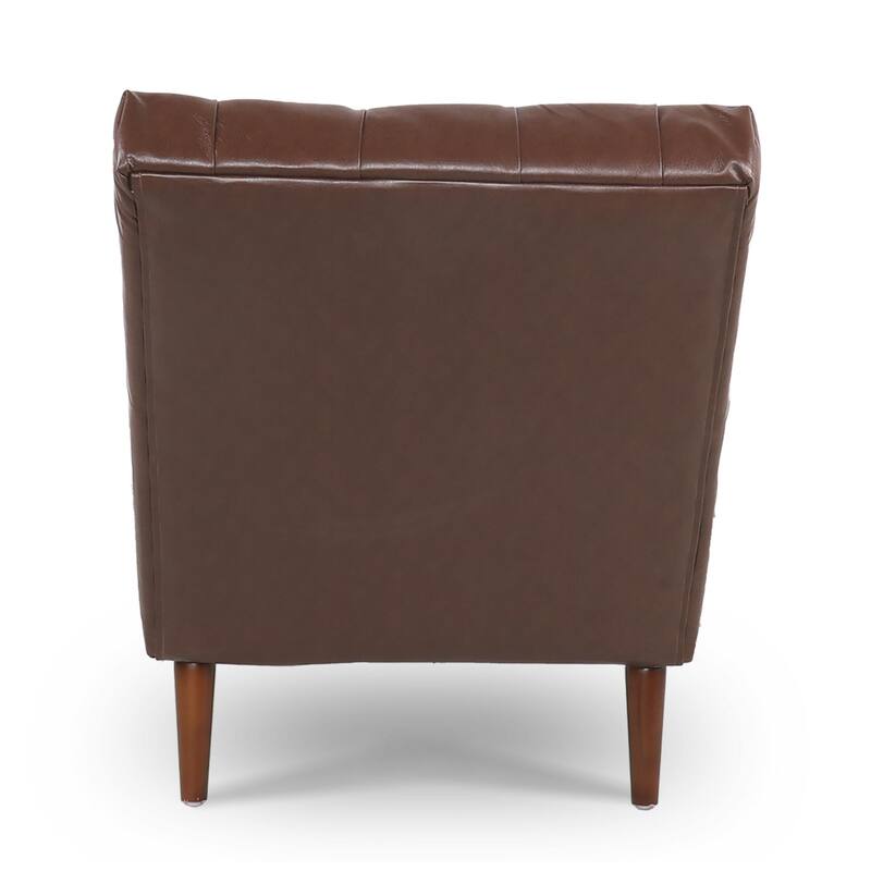 25.39" PU Upholstered Buttons Tufted Chaise Lounge Chair