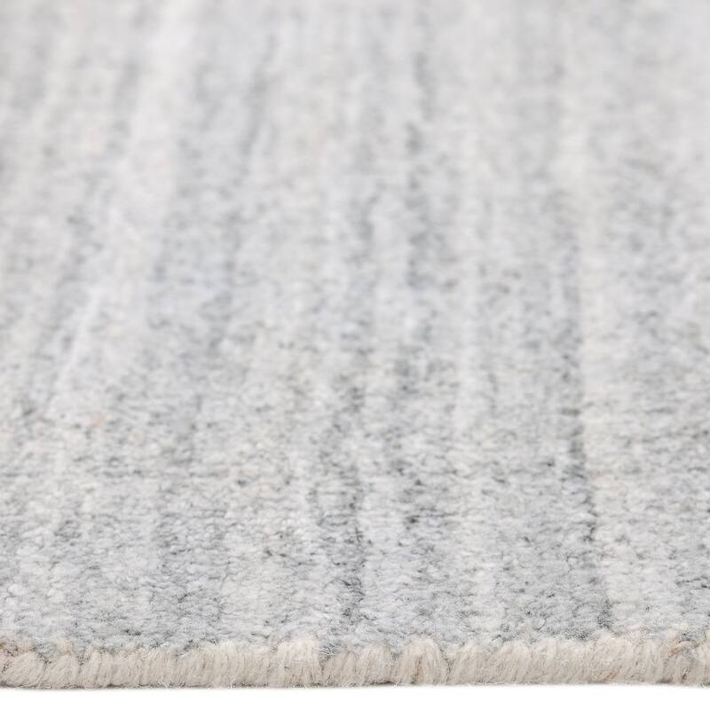 Overton Handmade Modern Contemporary Striped Area Rug
